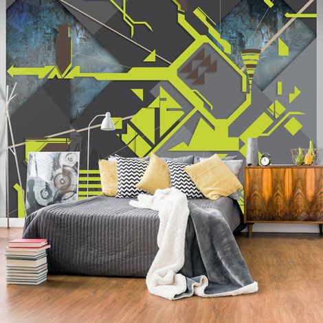 Papier Peint "Chemins Dynamiques" 154 x 200 cm (1/2)