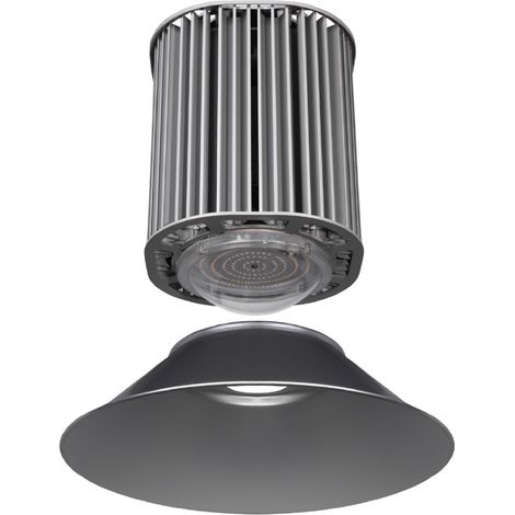 Campana led industriale 200w MCOB luce fredda 6500K (1/4)