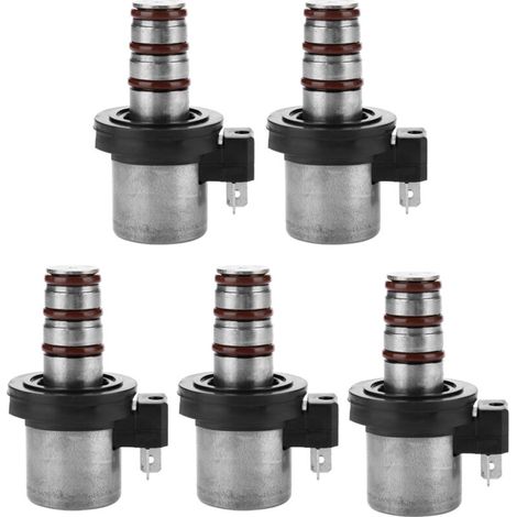 Jeffergarden F4A-41, Longue durée de vie, lot de 5, 7 x 3 cm, électrovanne N/C standard d'origine, couleur argent, pour KIA-DOU