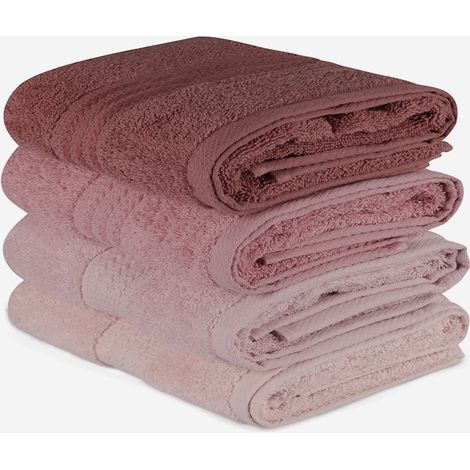 OJOS LOT DE 4 SERVIETTES DE TOILETTE 50 X 90 CM, 100% COTON 500 G/M² HOBBY 317HBY2257 (1/5)