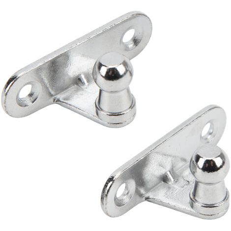 BUNTHAUS Support de montage de jambe de force à gaz, 2 pièces, goujon à bille de 10mm en métal universel multi-ajustement pour le coffre du moteur (1/5)