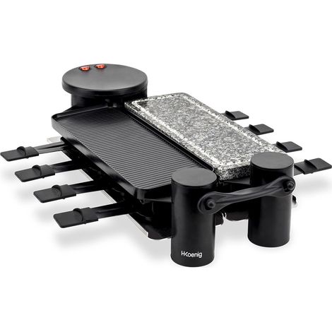 H.KOENIG RP360 RACLETTE 4 EN 1 \ CONVIVIAL DESIGN \,DESCRIPTION : A la recherche d&39une raclette modulable et pratiqueLa raclette H.Koenig RP360 offre une accessibilité parfaite à tous vos convives g (1/5)