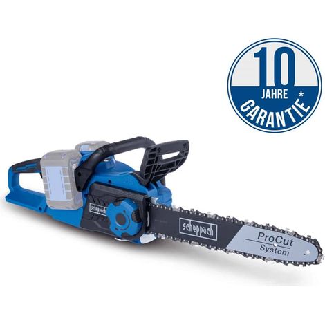 Kettensage burstenlose 2x20V 33,5cm ohne Akku ixes Scheppach bc-cs355duo-x