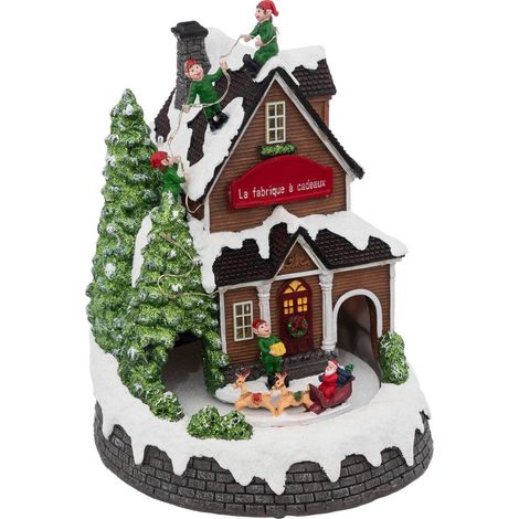 El pueblo iluminado hace regalos musicales con 24 LED - Feeric lights & christmas