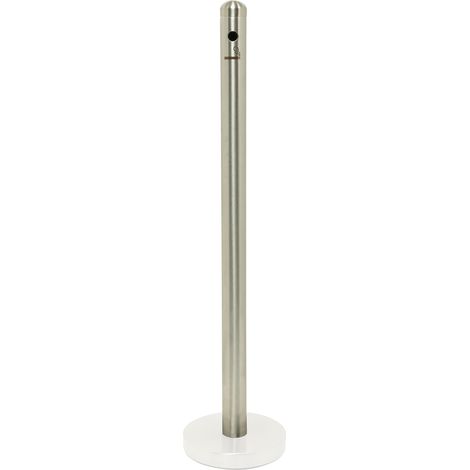 Pied cendrier - acier inoxydable - 100cm (socle non inclus) - Securit