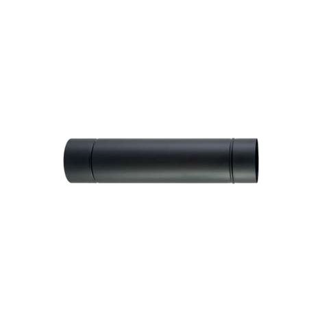 TUBO PORCELLANATO PER STUFE A LEGNA NERO OPACO  ø cm.13x50    SAVE