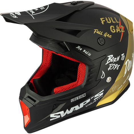 Casque Cross BLUR S818 FullGaz S (1/4)