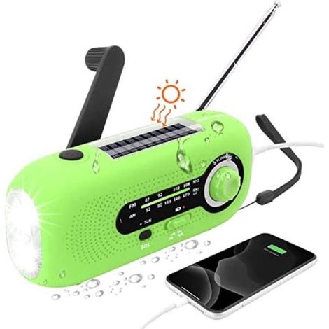 Radio a Pilas - Radio Portátil - Noordadio - Verde (1/5)