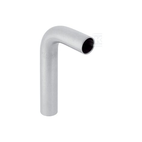 Gomito in acciaio inox, dritto, 90°D18