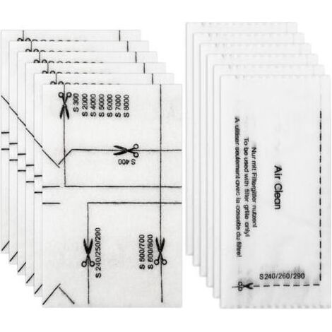 12 Pièces Filtres pour Aspirateur Miele - Protection Moteur et Évacuation d'Air avec Sacs de Filtre à Air (1/4)