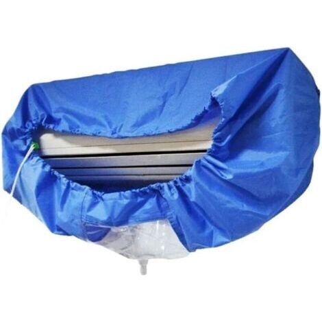 Sac de nettoyage pour climatiseur mural - Housse protecteur pour climatiseur 1-5P - Polyester bleu inclus (1/4)