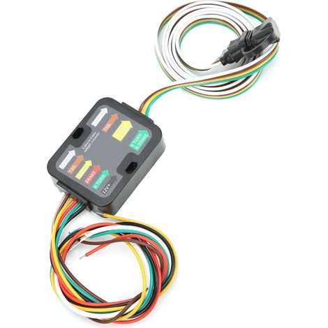Stromwandler für Anhänger mit 3-zu-2-Draht-Anschluss und 60-Zoll-LED-Beleuchtung. (1/5)