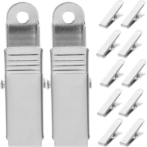 Pince crocodile électrique - 20 pièces, métal, pour batterie (1/5)