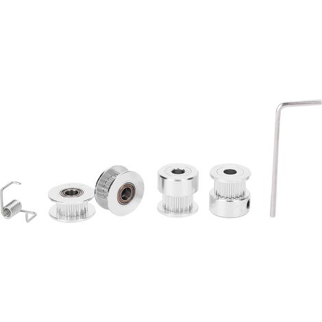 GT2 20-Zahn-Zahnriemenscheibe, GT2-Zahnriemen-Umlenkrolle und 2-Meter-Torsionsfeder-Set (1/5)