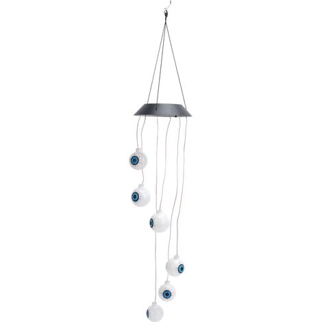 Lampe carillon solaire LED à dégradé de couleurs pour Halloween, décoration lumineuse pour fêtes effrayantes en extérieur (1/5)