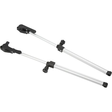 Tige de support pour fenêtre de camping-car - 2 pièces, alliage d'aluminium télescopique, 310‑435mm (1/5)