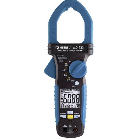 Metrel MD 9231 Pinza amperometrica digitale CAT IV 600 V, CAT III 1000 V Display (Counts): 6000 (1/2)