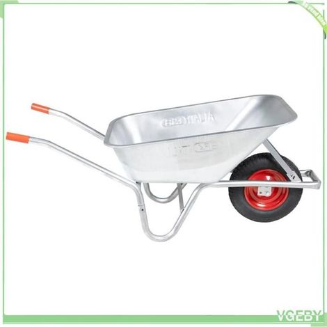Brouette de jardin - FAFEICY - 4013467 - 90 L - 150 kg - Acier galvanisé (1/5)