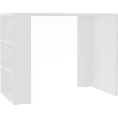Bureau 3 étagères Turid Blanc (1/4)
