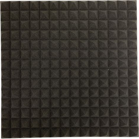 Pannelli Piramidali 7 Cm 100x100x7 Cm - Ignifughi fonoassorbenti insonorizzanti piramidale per correzione audio in poliuretano isolamento acustico dj