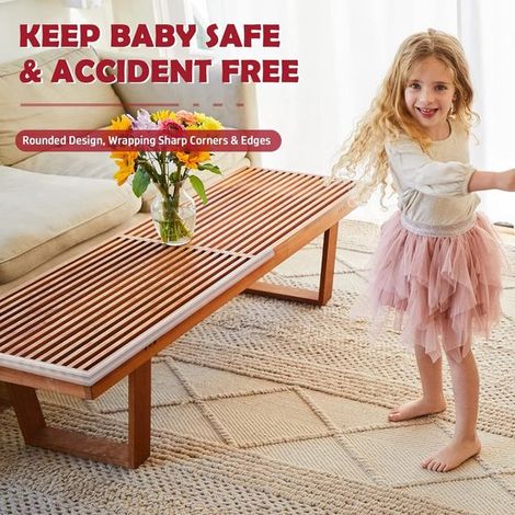 Kantenschutz für Babys, transparent, 3 m, Eckenschutz für Babymöbel, PVC-Eckenschutz für Tische und Möbel, starker Kantenschutz (1/5)
