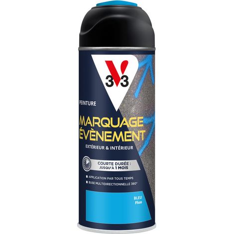 Peinture de marquage V33 Bleu mat 500 ML (1/4)