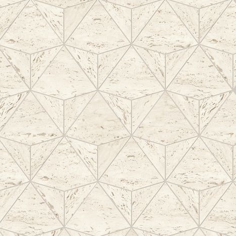 Mosaïque effet Travertin Blanc Prism 41x28x0,9 cm Mat Neravio - Mur intérieur (vendu par carton de 0,6888 m²) - RO'MA CARRELAGE