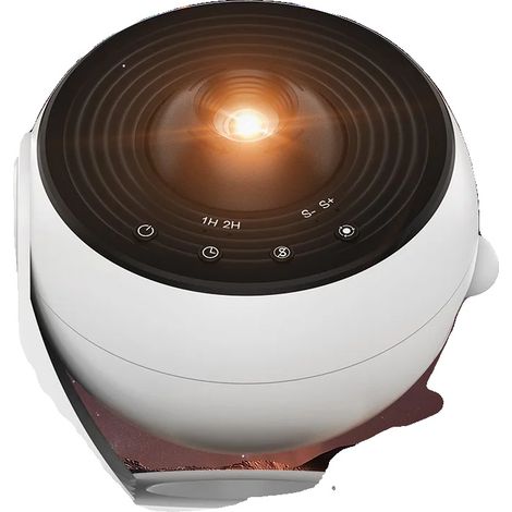 Projecteur Galaxie, Rotation à 360°, Mise au Point Ajustable, Noir et blanc (1/2)