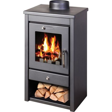 Holzofen V05 Deluxe SM – 7 kW – Kompakt und elegant für kleine Räume – Energieklasse A