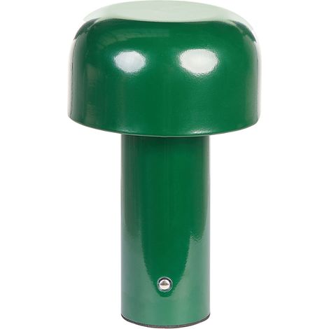 Kabellose LED Tischlampe BESOS mit Dimmer Metall Grün