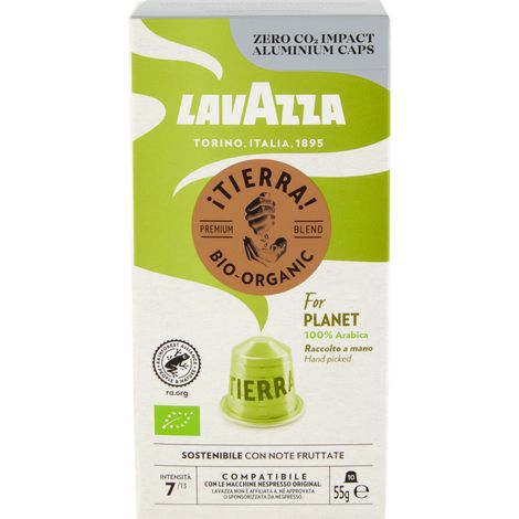 Lavazza Tierra For Planet Capsule caffè Tostatura media 10 pz (1/2)