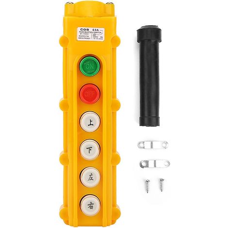 Palan à chaîne pour grue, interrupteur à bouton-poussoir à 4 canaux, boîtier de commande étanche pour le levage (1/5)