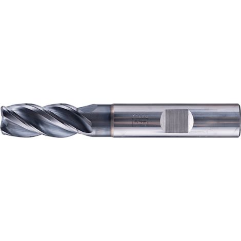 PFERD VHM Eckfräser lang 4 Schneiden Ø 12 mm Radius 1,5 mm TiAlN Schaft HB Universal Line Schruppen Schlichten Nuten (1/5)