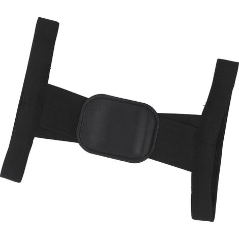 Ceinture correctrice de posture noire pour le dos, taille L, unisexe, respirante, pour corriger la posture voûtée. (1/5)