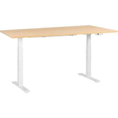 Scrivania regolabile in altezza elettricamente bianco 180 x 72 cm DESTINES