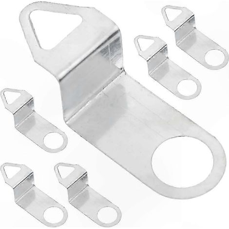 Aufhängehaken für Uhrwerke, 6er-Set, Wand- und Pendelmontage, robustes Montagezubehör, Uhrenaufhänger, Hakenset für Reparatur und Installation, für den Innenbereich, langlebige Metalloberfläche. (1/3)