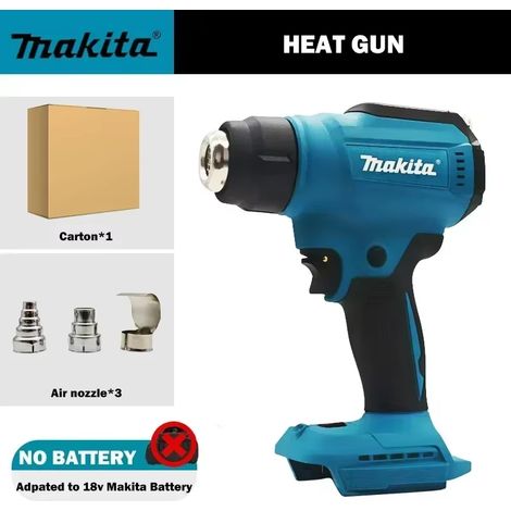 Makita Outil thermique sans fil 18V, réglage de température pour gaines thermorétractables et bricolage (1/5)