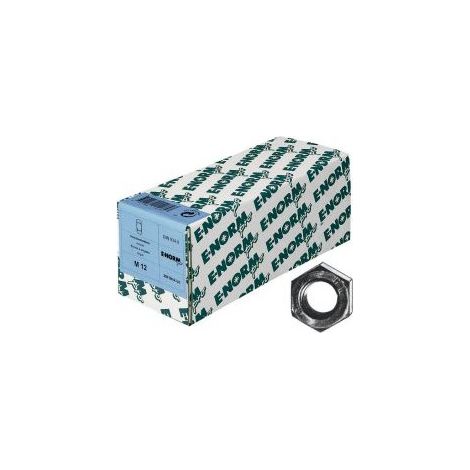 Tuercas prisioneras hexagonals DIN 934-8, galvanizada, paquetes pequeños M6 KP E-NORMpro (por 200)