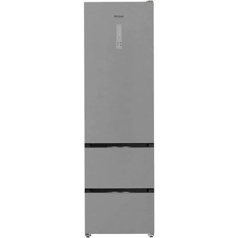 Whirlpool WHKF6352X5E Kombi-Kühlschrank Edelstahl Grau 351 L