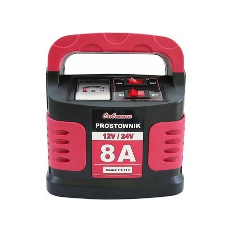 Nome Raddrizzatore 12V/24V 8A - Caricabatterie per batterie all'acido