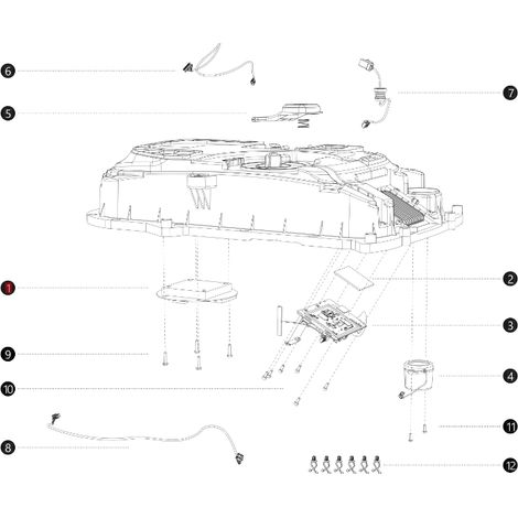 ORIGINAL BLUEBIRD Mähroboter AB12.02.00.0115 GNSS-Antennenmodul i108E