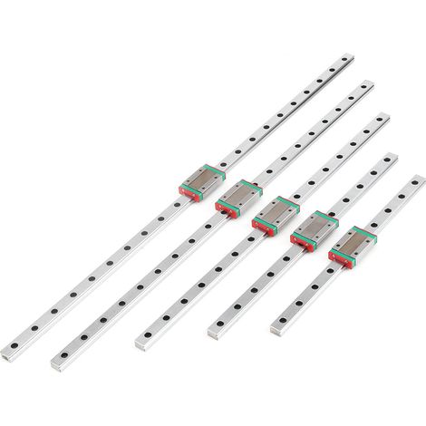 Bloc de guidage linéaire miniature précis 500mm pour rail coulissant (1/5)