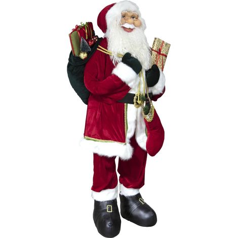 Traditioneller Weihnachtsmann Dekoration 180 cm - Feeric lights & christmas