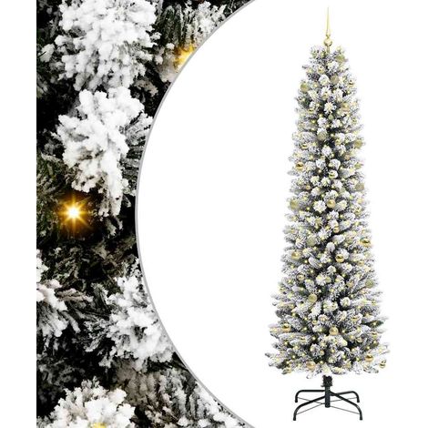 Künstlicher Weihnachtsbaum Weiß 240 cm vidaXL (1/5)