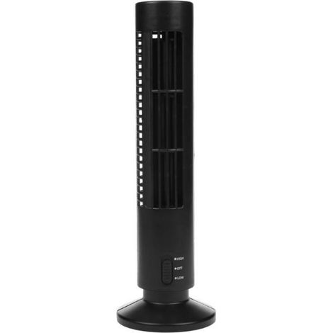 1 Ventilador de escritorio, sin aspas, USB, tipo torre de refrigeración, para el hogar y la oficina. (1/5)