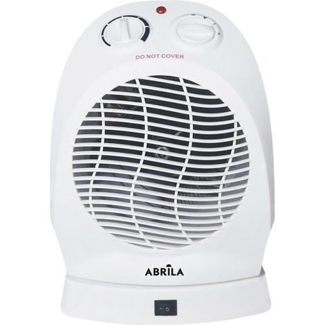 Termoventilador Eléctrico 2000W Blanco Oscilante Termostato Regulable 2 Potencias 3 Funciones Antivuelco 29x21x16cm TEMPLE (1/3)