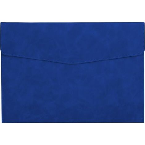 Carpeta A4 505 sobre azul cobalto con cierre a presi贸n