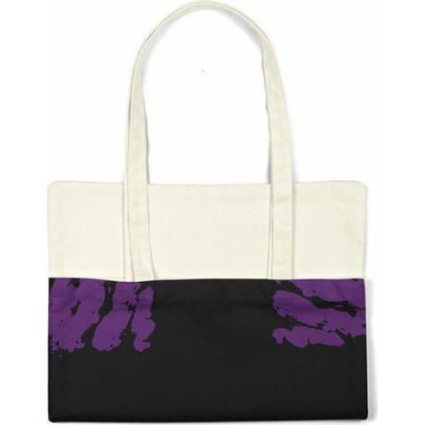 Sac shopping toile coton Bonamaison - tote bag réutilisable épaule 34 x 40 cm (1/4)