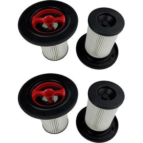 Lot de 4 filtres pour aspirateur Unlimited GEN2 Series 8 - Remplacement pour travaux de bricolage - Références : 12036642 et 12023349 (1/5)