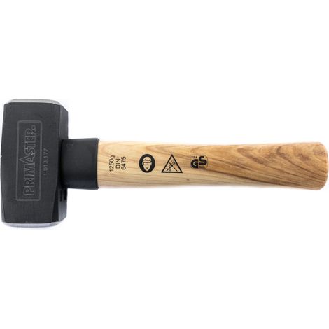 Primaster Fäustel 1250 g Holzstiel Fäustelhammer Stahlkopf Hammer (1/2)